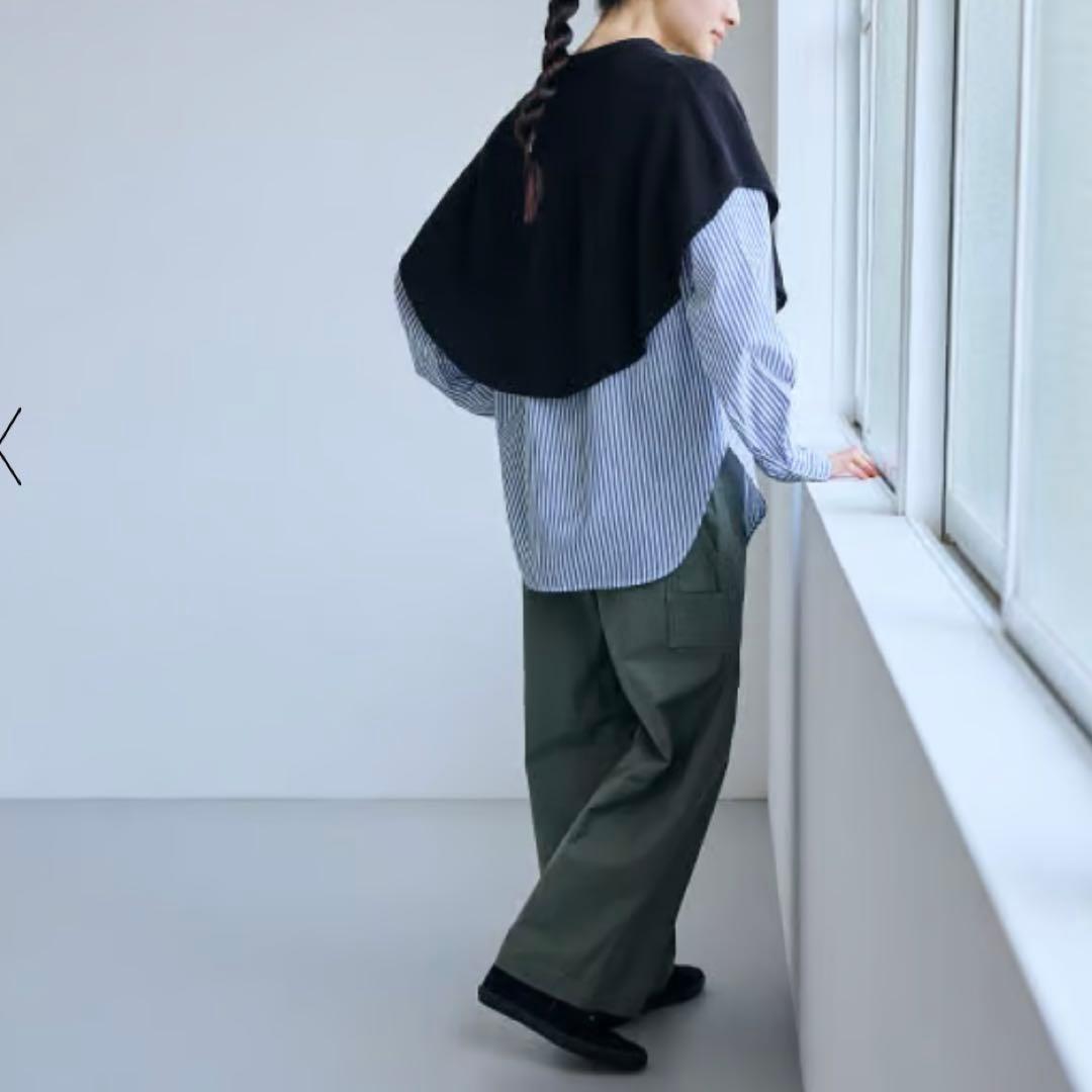 美品 mino 春maru ポンチョケープ 手洗いできる綿麻 中川政七商店購入