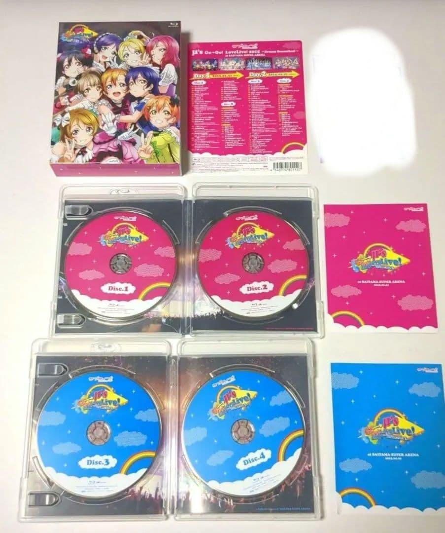 ラブライブ μ's first 3rd 4th 5th Final ライブ BD