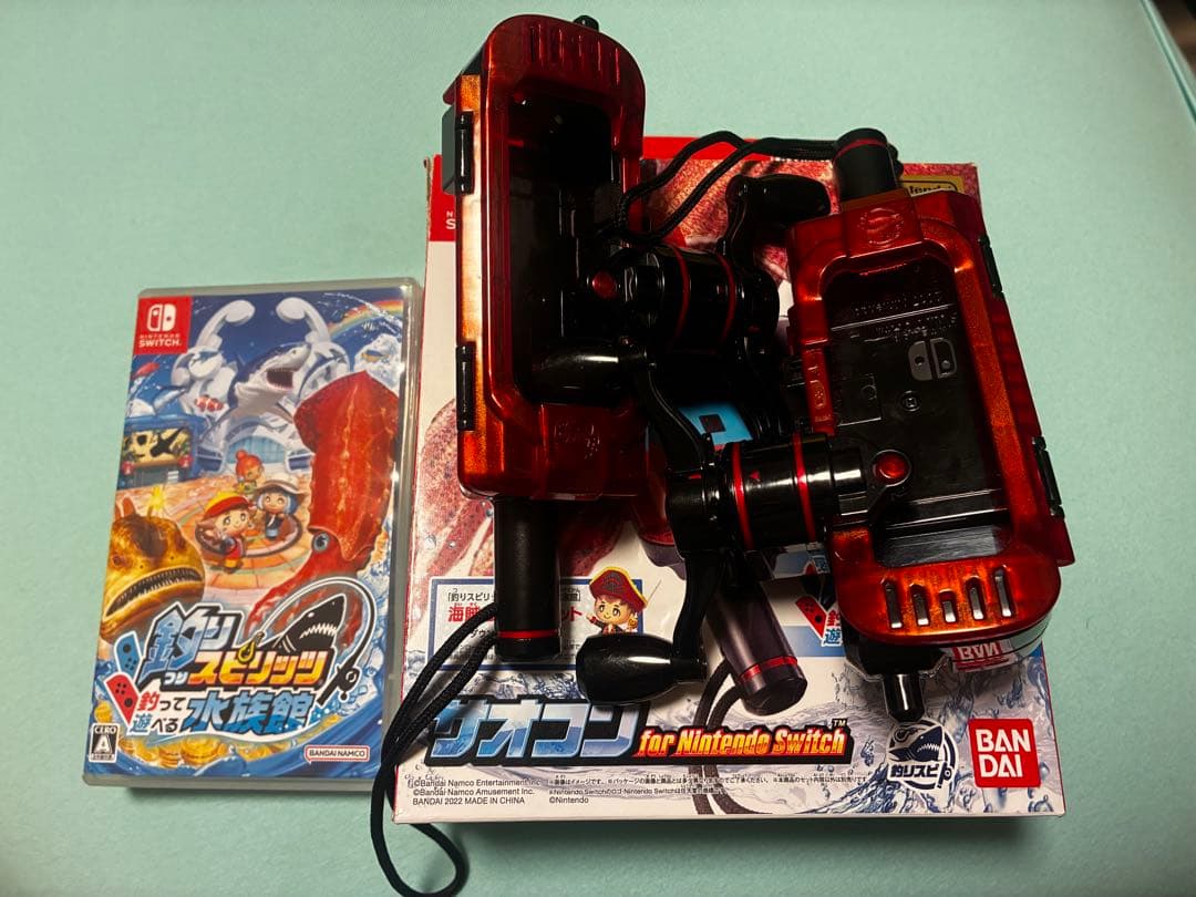 【Switch】釣りスピリッツ 釣って遊べる水族館 サオコンセット