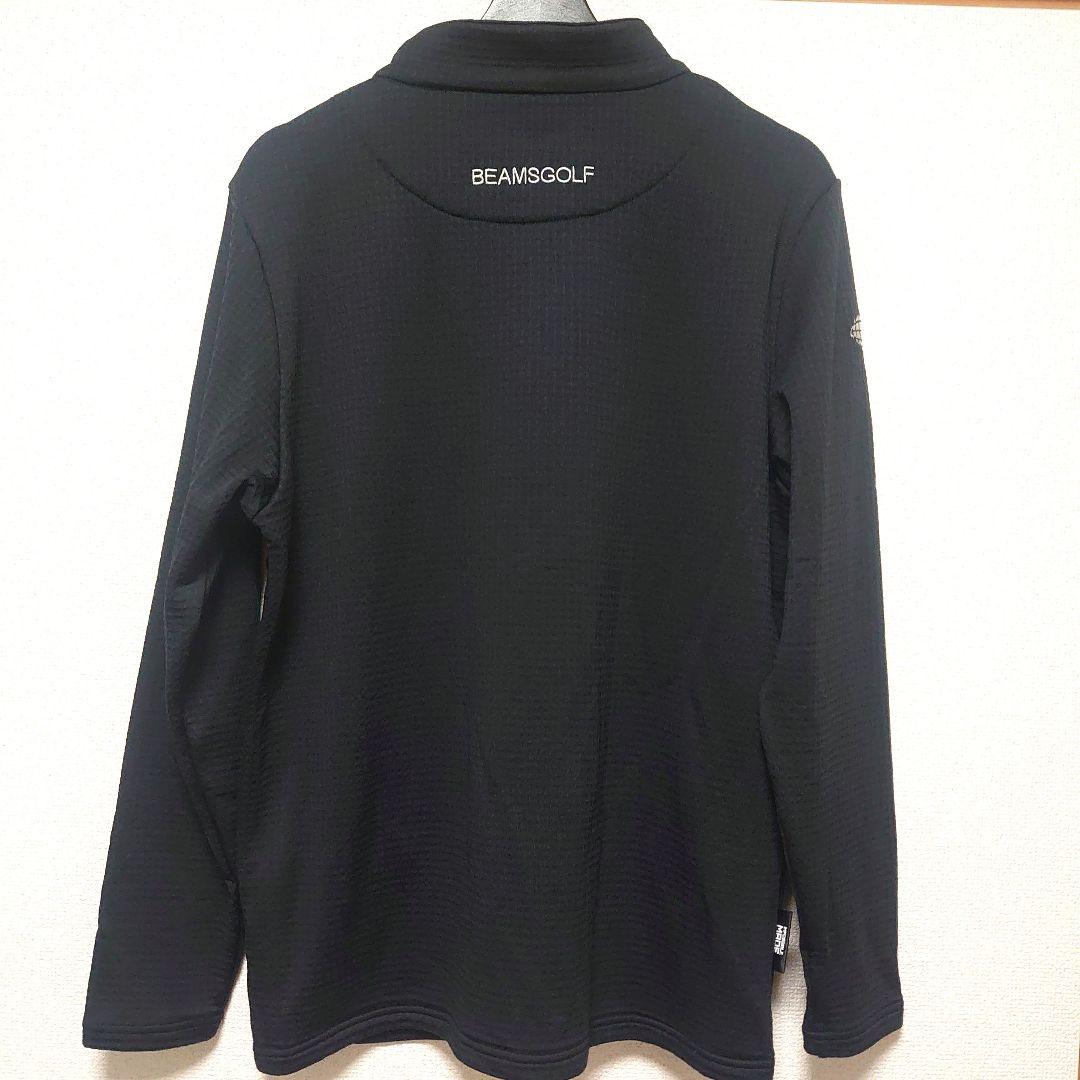 【美品】BEAMS GOLF ビームスゴルフ　ブラックジャケット ハーフジップ