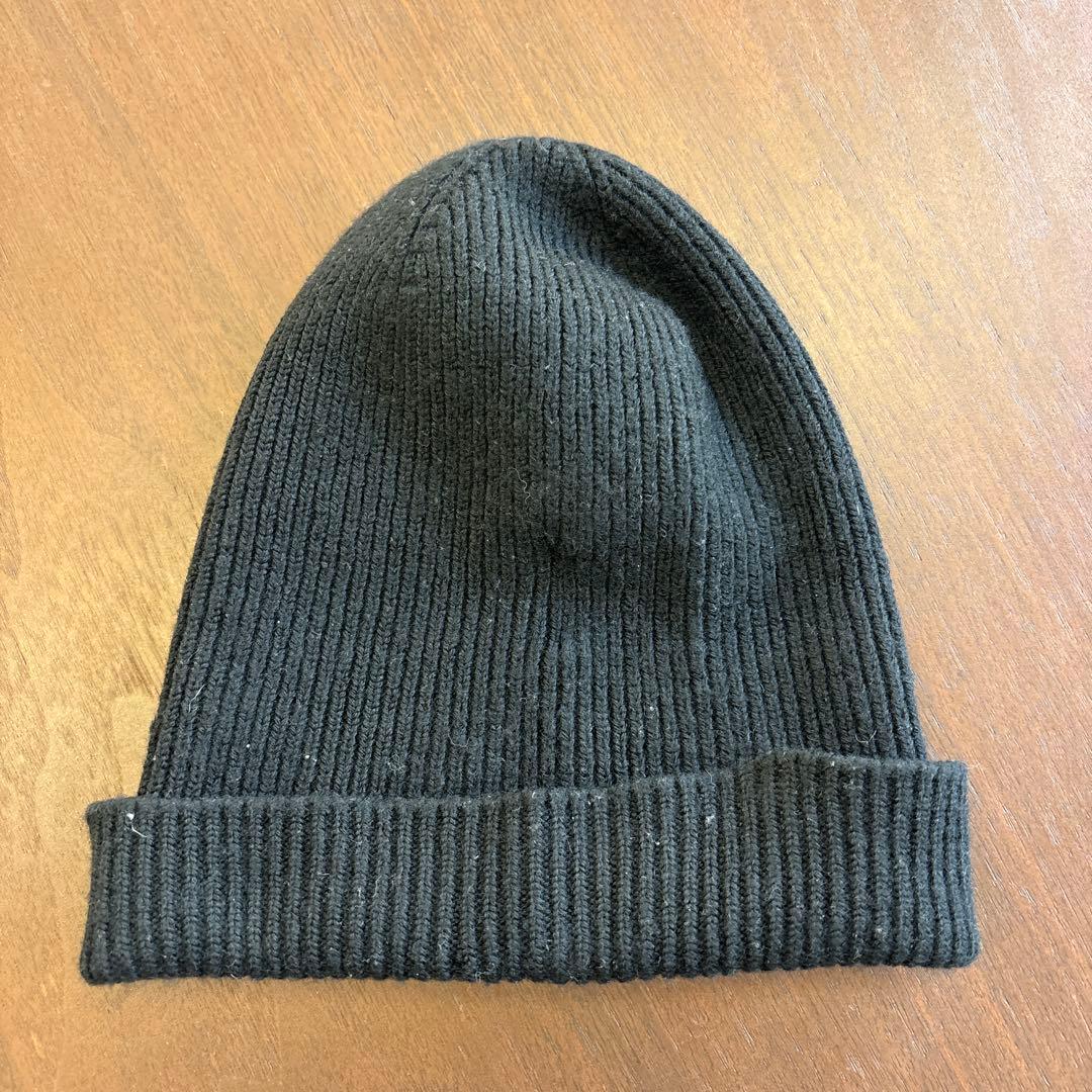 【再最終値下】MONCLER モンクレール　ニット帽【ブラック】