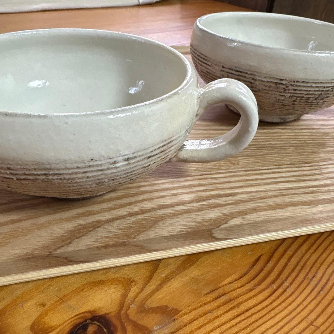 古谷製陶所　スープカップ2個セット
