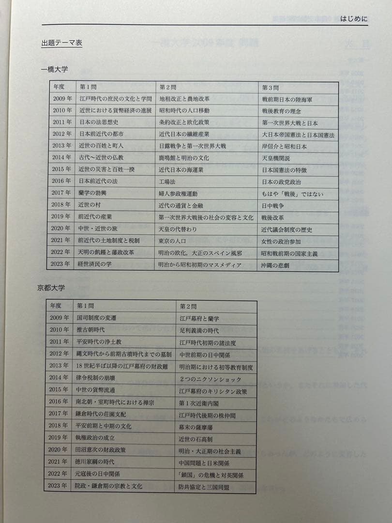 日本史論述問題集