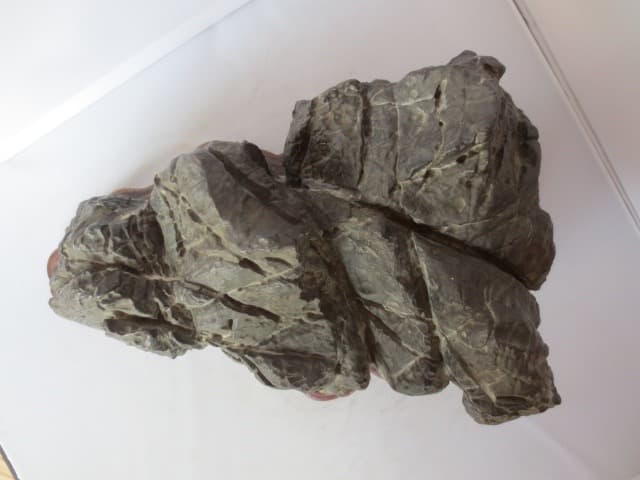 静岳石　島型石　時代石　水石 幅35㎝