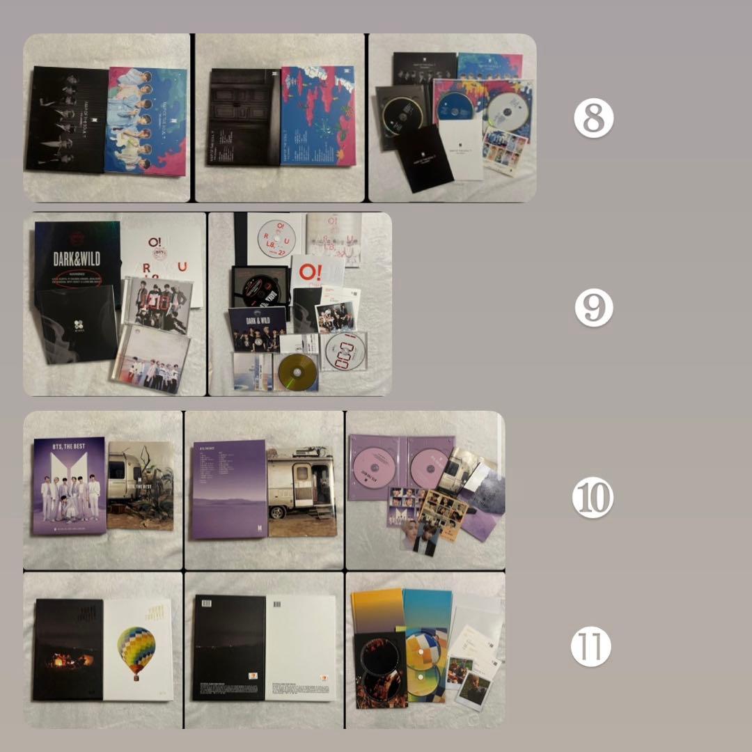 bts アルバム　まとめ売り