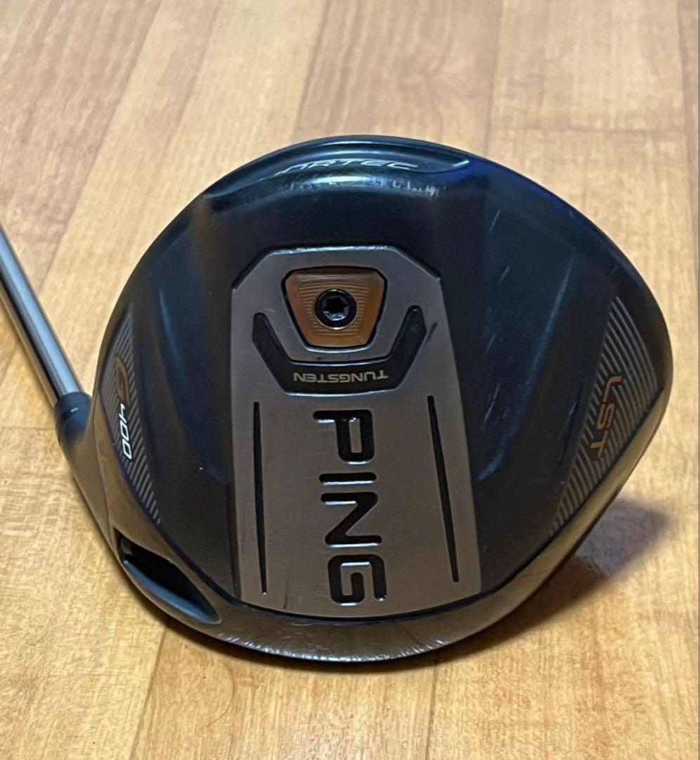 ●PING G400 LSTドライバー 10度Sシャフト ヘッドカバー付　美品●