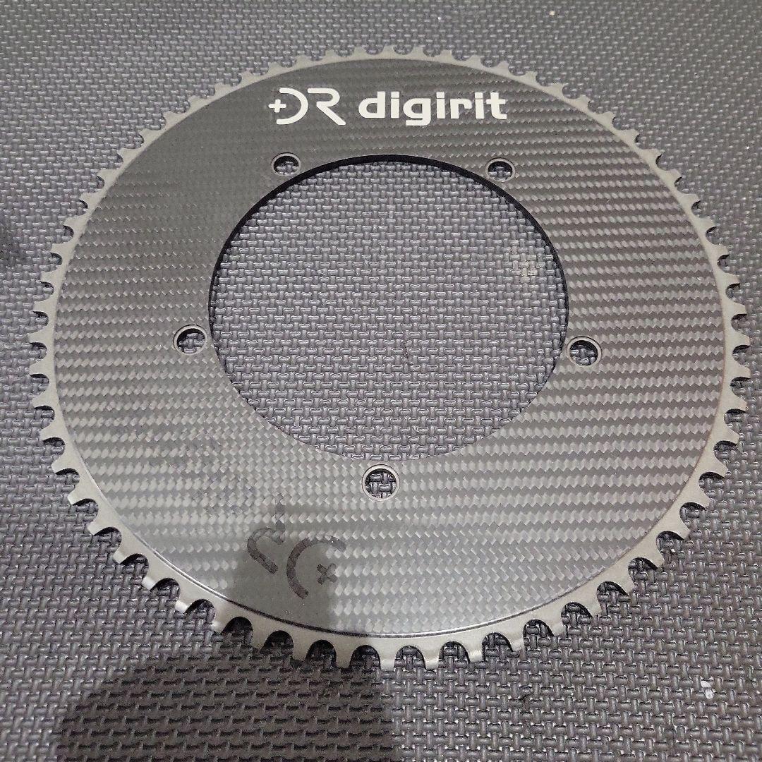 digirit カーボンファイバー チェーンリング 62T