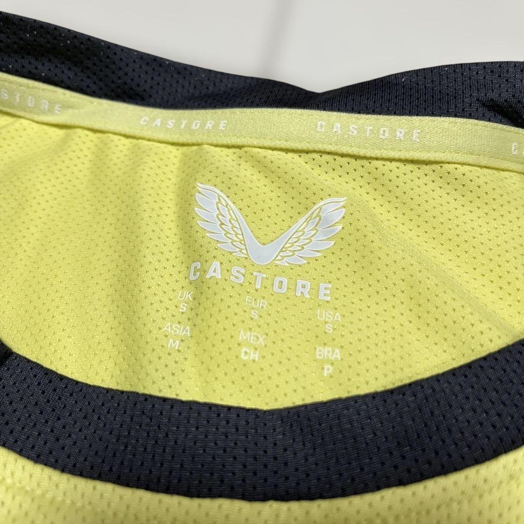 CASTORE エバートン ノースリーブ Sサイズ イエロー トレーニングウェア