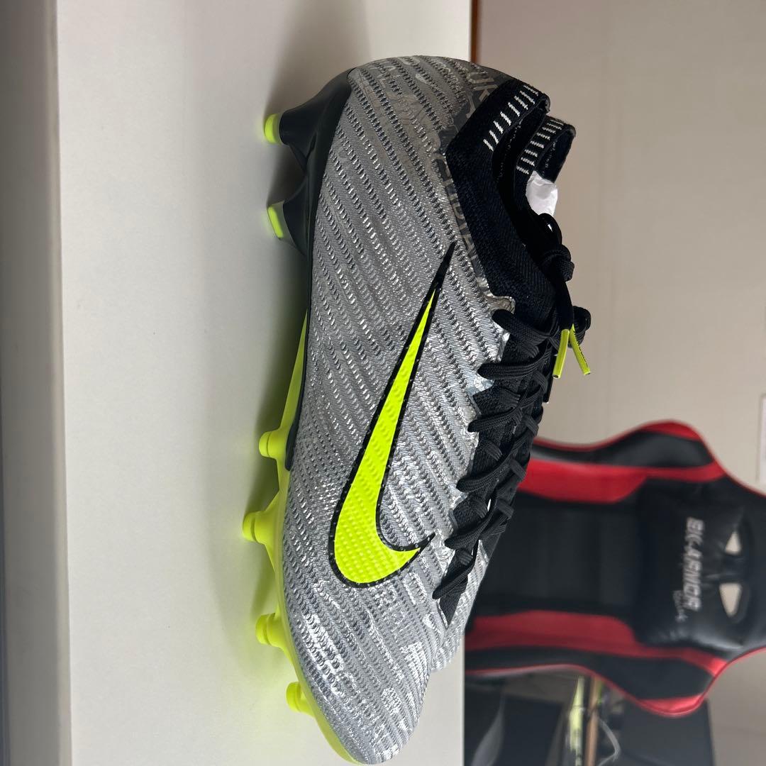 Nike Zoom サッカーシューズ スパイク グレー/イエロー