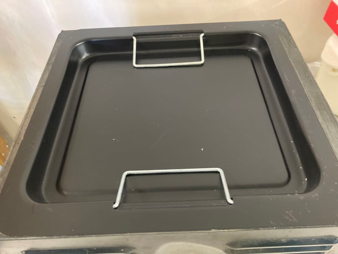 ★金属製グリル ロースター コンロ 鉄板 取っ手付き